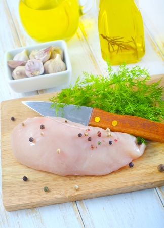 chicken filletの写真素材