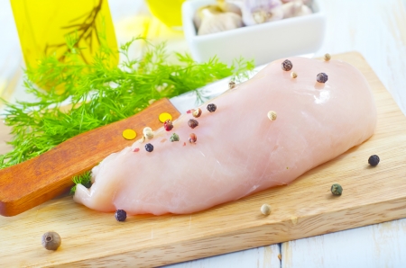 chicken filletの写真素材