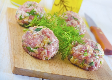 meat ballsの写真素材