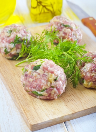 meat ballsの写真素材