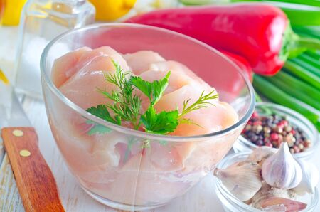 chicken filletの写真素材