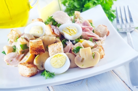 fresh saladの写真素材