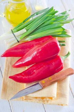 red peppersの写真素材