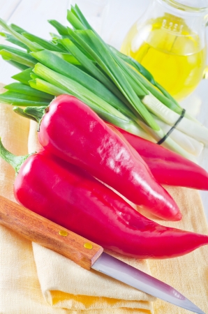 red peppersの写真素材