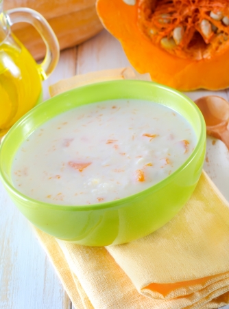 pumpkin porridgeの写真素材
