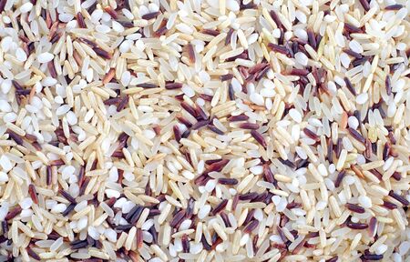 raw riceの写真素材