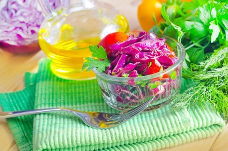 fresh saladの写真素材