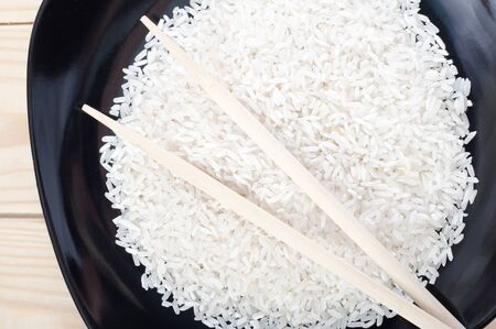 raw riceの写真素材