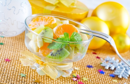 fruit saladの写真素材