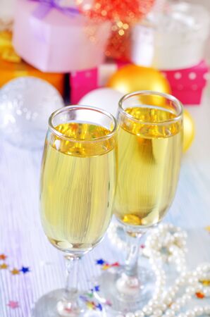 champagne flutesの写真素材