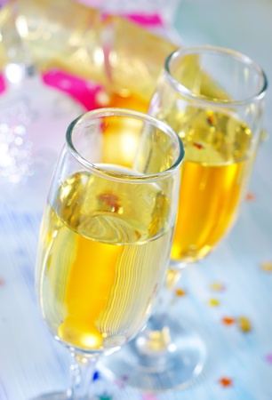 champagne flutesの写真素材