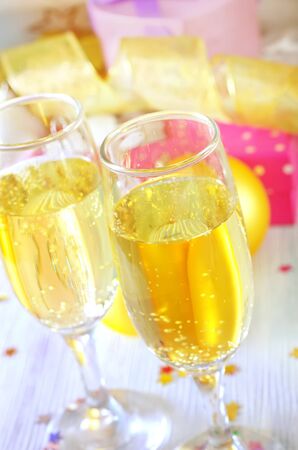 champagne flutesの写真素材