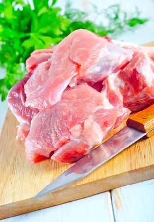 raw meatの写真素材
