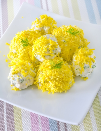 cheese ballsの写真素材