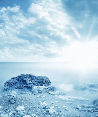 Sea in Crimeaの写真素材