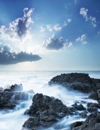 Sea in Crimeaの写真素材