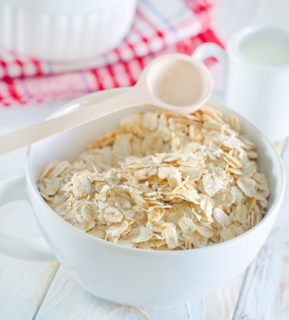 oat flakesの写真素材