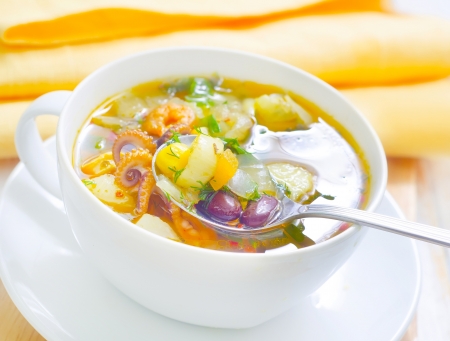 fresh soupの写真素材