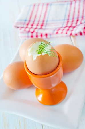boiled eggsの写真素材