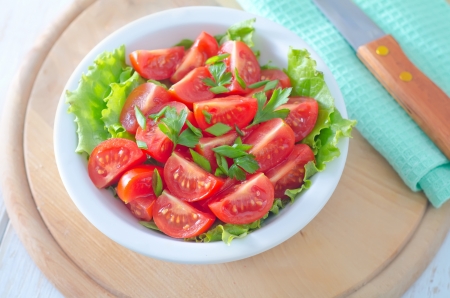 fresh saladの写真素材