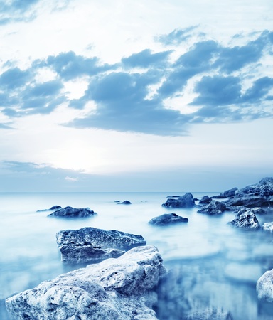 sea in Crimeaの写真素材