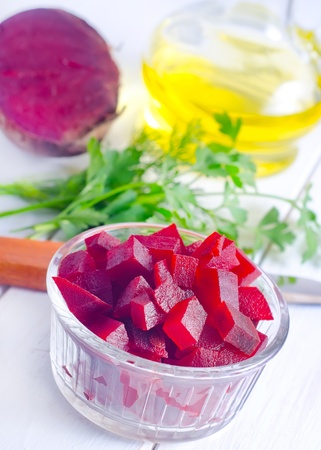 salad with beetの写真素材