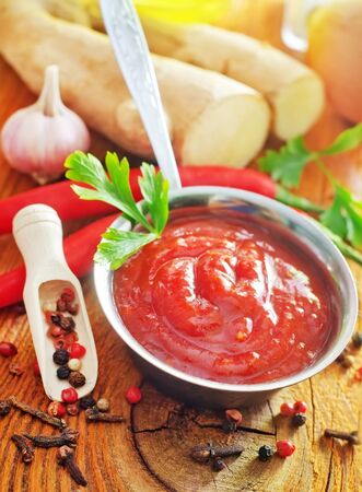 tomato sauceの写真素材