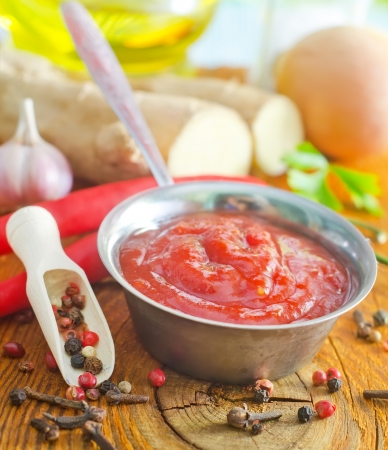 tomato sauceの写真素材