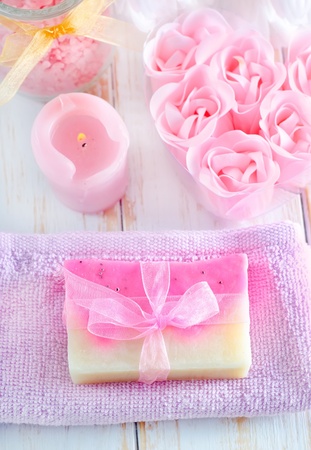 handmade soapの写真素材