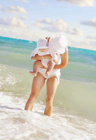 mother and babyの写真素材