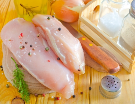chicken filletの写真素材