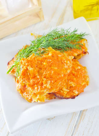 pumpkin pancakesの写真素材