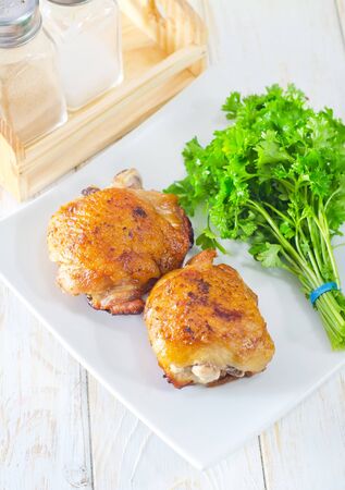 fried chickenの写真素材