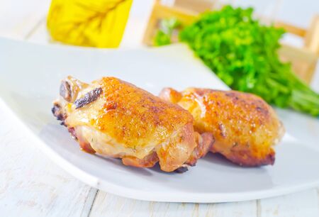 fried chickenの写真素材