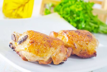 fried chickenの写真素材
