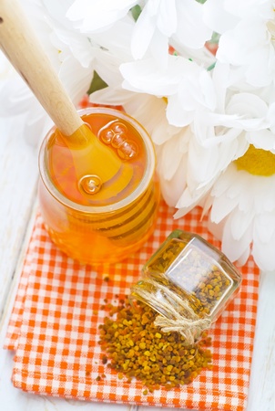 Pollen and honeyの写真素材