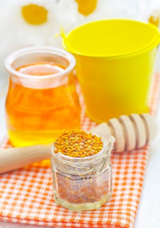 Pollen and honeyの写真素材