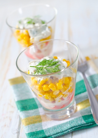fresh saladの写真素材