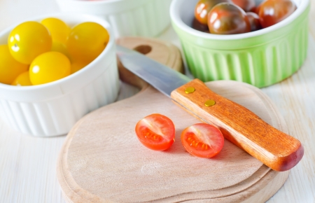 color tomatoの写真素材