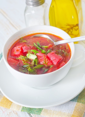 fresh soupの写真素材