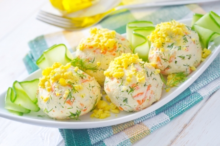 cheese ballsの写真素材