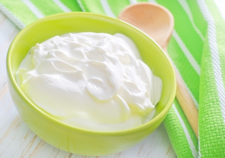 sour creamの写真素材