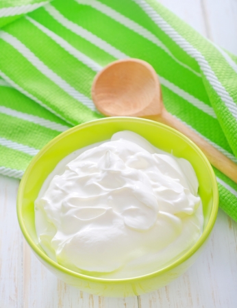 sour creamの写真素材