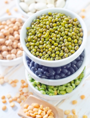 different kind of beansの写真素材