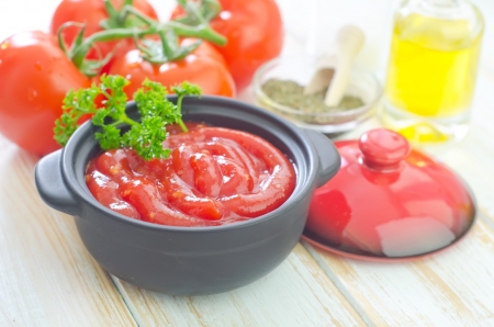 tomato sauceの写真素材