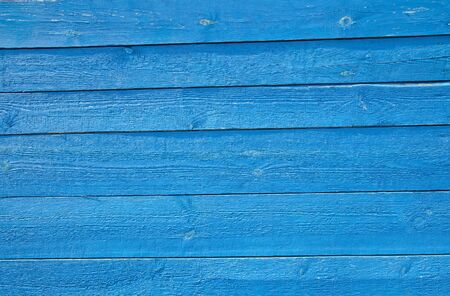 blue wooden wallの写真素材