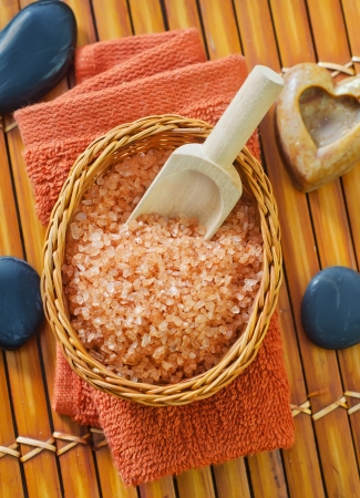 sea salt and soapの写真素材