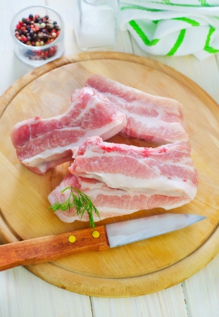 raw meatの写真素材