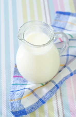 milk in jugの写真素材