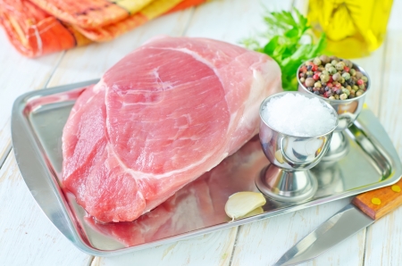 raw meatの写真素材